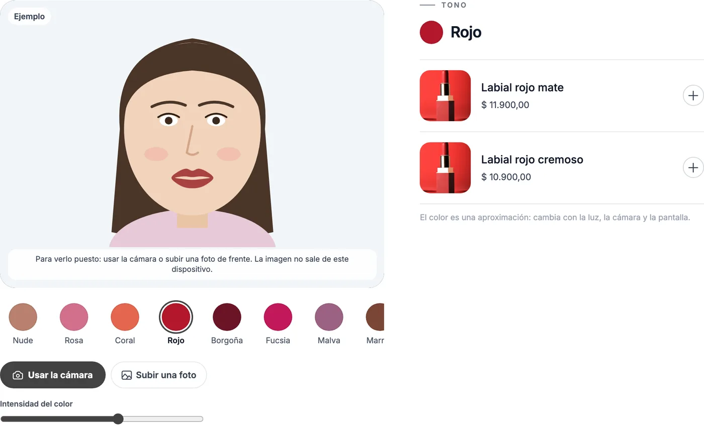 Probador de labiales: así se ve en la tienda